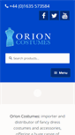 Mobile Screenshot of orioncostumes.com